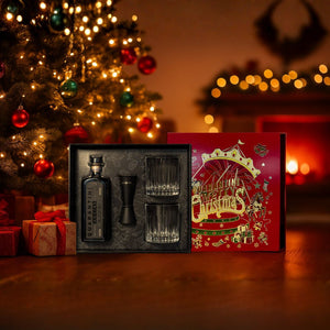 Black Gin Christmas Geschenkset (inkl. Christmas Rezeptbuch) + Gratis Gin-Tasting-Set