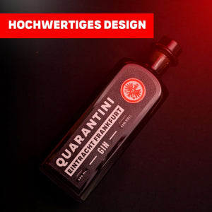 Quarantini Eintracht Frankfurt Gin mit echtem Stadionrasen
