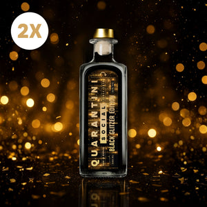 Quarantini Black Glitzer Edition