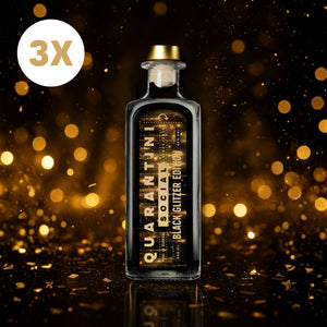 Quarantini Black Glitzer Edition