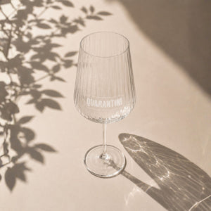 6x Original Quarantini Spritz Gläser (mit Logo)