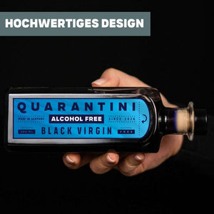 Black Gin + Black Virgin + Red + Virgin (alkoholfreie Gin-Alternative)