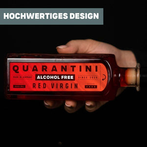 Black Gin + Black Virgin + Red + Virgin (alkoholfreie Gin-Alternative)