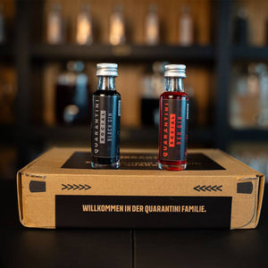Quarantini Probierset: Black Gin & Red Gin (nur 100 Stück)