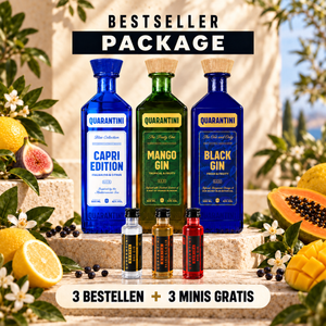 Quarantini 3er Bestseller Package Capri,Mango,Black + 3 Minis geschenkt