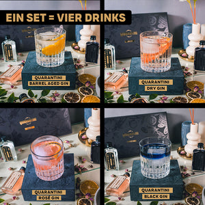 Quarantini Gin Tasting Set (mit 4 Minis)