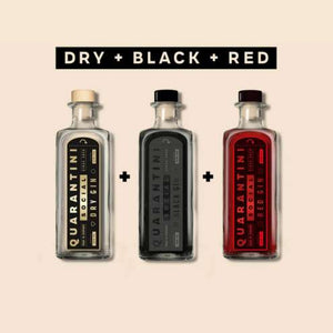 Black + Red + Dry Gin Package