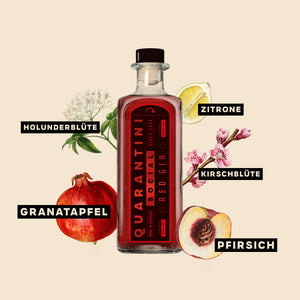 Quarantini Probierset: Black Gin & Red Gin (nur 100 Stück)