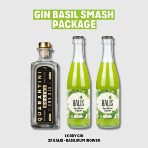 Quarantini x BALIS: Gin Basil Smash Package
