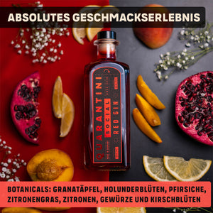1x Red Gin + 2x Gemellii Mischgetränke