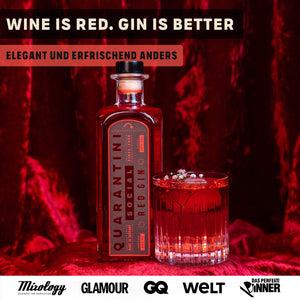 1x Red Gin + 2x Gemellii Mischgetränke