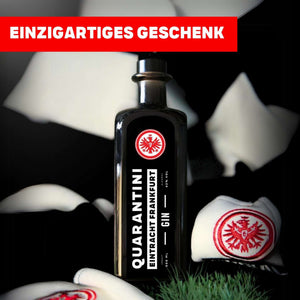 Quarantini Eintracht Frankfurt Gin mit echtem Stadionrasen