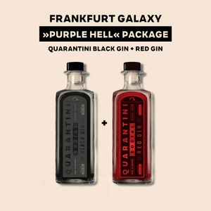 Frankfurt Galaxy „Purple Hell“ Gin Package: Black Gin + Red