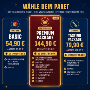 Gin Adventskalender 2026 (24 + 1 Überraschung) - Pre-Sale