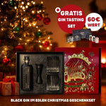 Black Gin Christmas Geschenkset (inkl. Christmas Rezeptbuch) + Gratis Gin-Tasting-Set